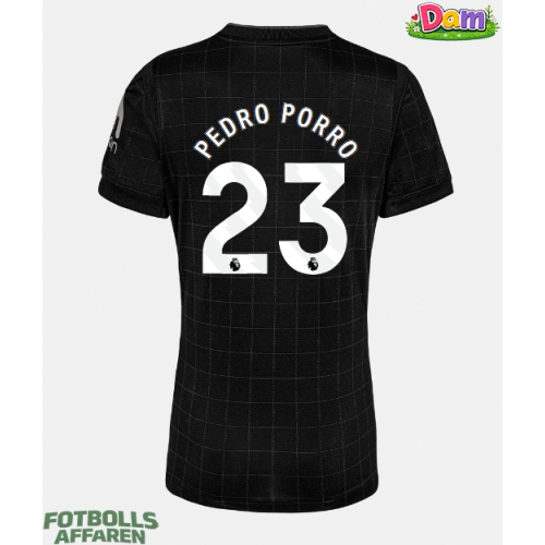 Tottenham Hotspur Pedro Porro #23 Bortatröja Kvinnor 2025-26 Kortärmad